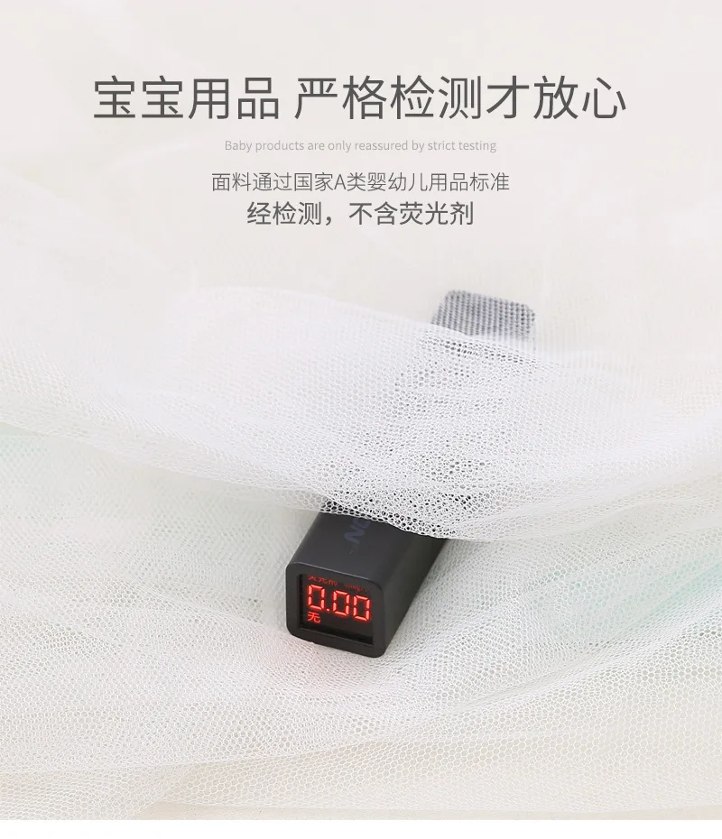 Детская кроватка москитная сетка с подставкой поддержкой пола полное покрытие