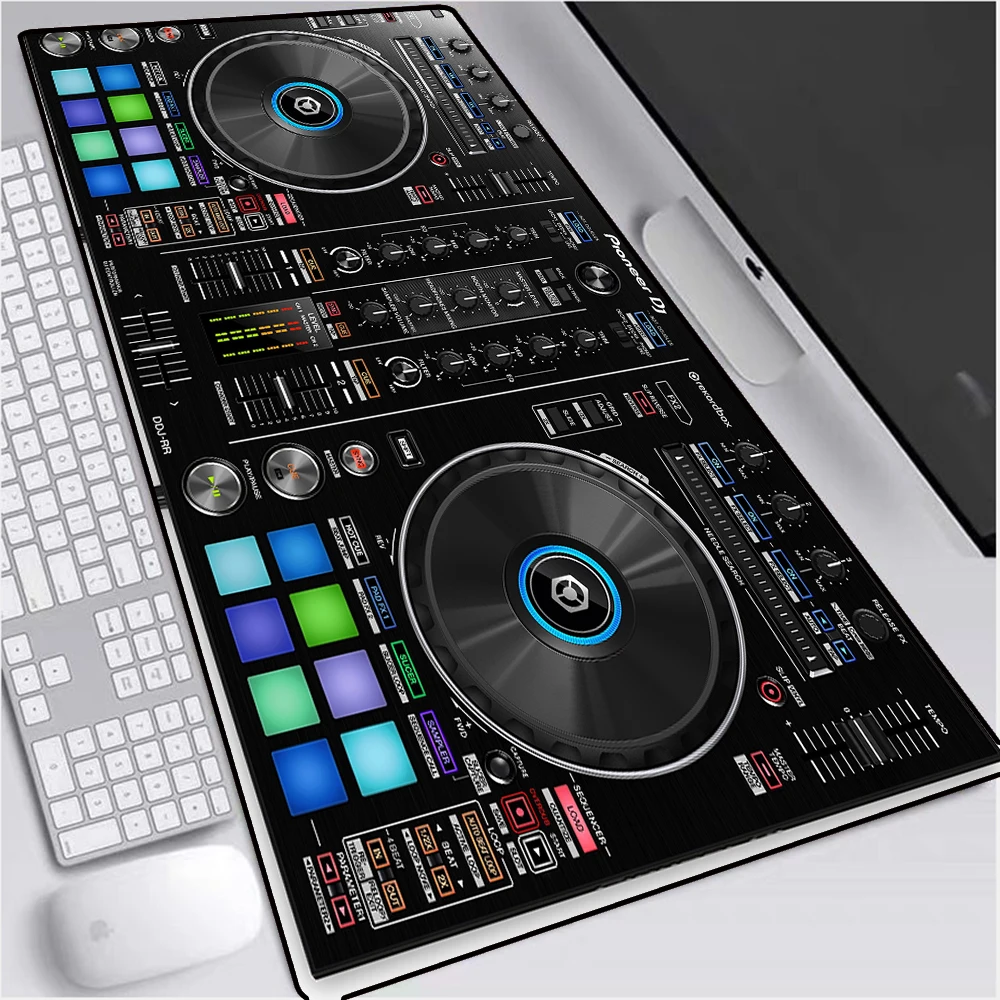 Большой игровой коврик для мыши Mairuige с рисунком DJ RGB большой компьютерный со