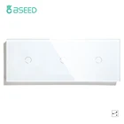 Настенные сенсорные переключатели Bseed, 3 комплекта, двухсторонние сенсорные переключатели света, стандарт ЕС, переключатель включениявыключения лестницы Светильник светкой