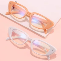 fashion anti blue glasses women men optical eyewear unisex retro rice nails spectacles simplicity small frame eyeglasses