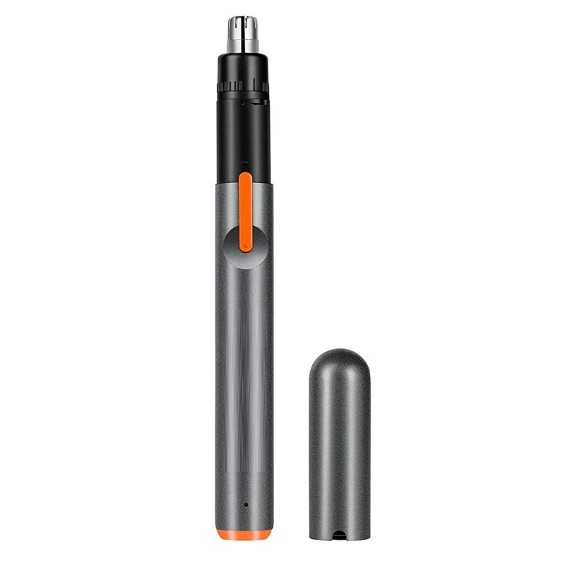 

AD-USB Charging Nose Hair Trimmer Mute Motor Cordless Electric Nose Ear Hair Trimmer for Men Women Double Edge Blades Painless T
