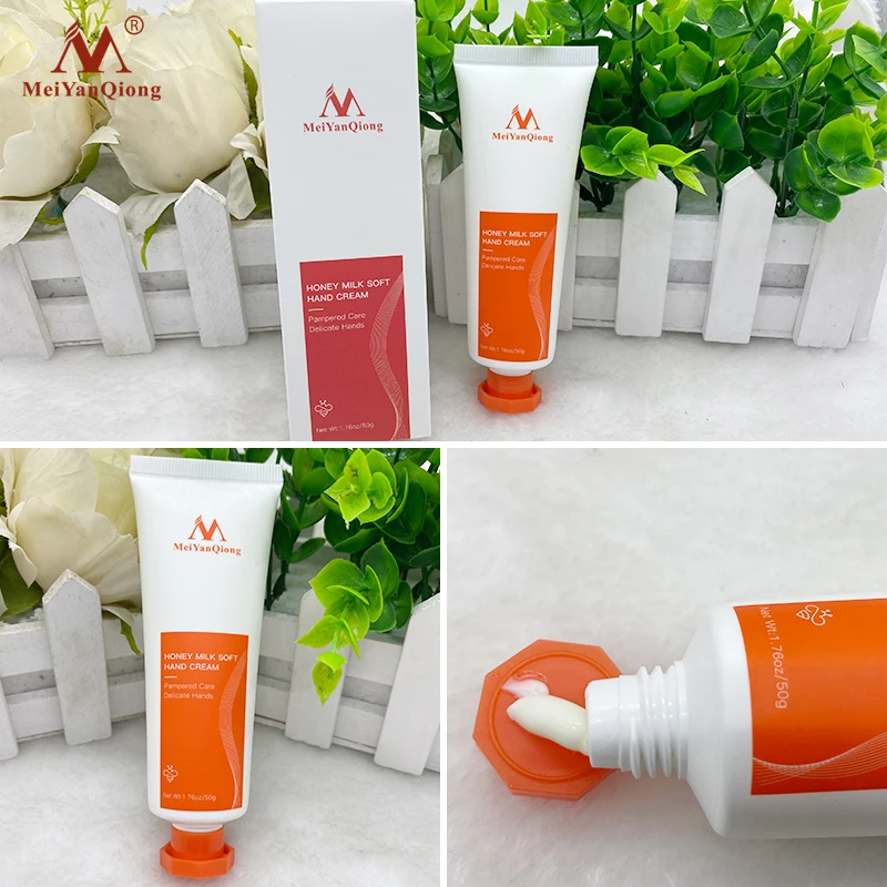 

3pcs Honey Milk Rejuvenation Anti-cracking Hand Cream Repair Nourish Hand Skin Care Anti-Aging Anti-Aging Moisturizing Whitening