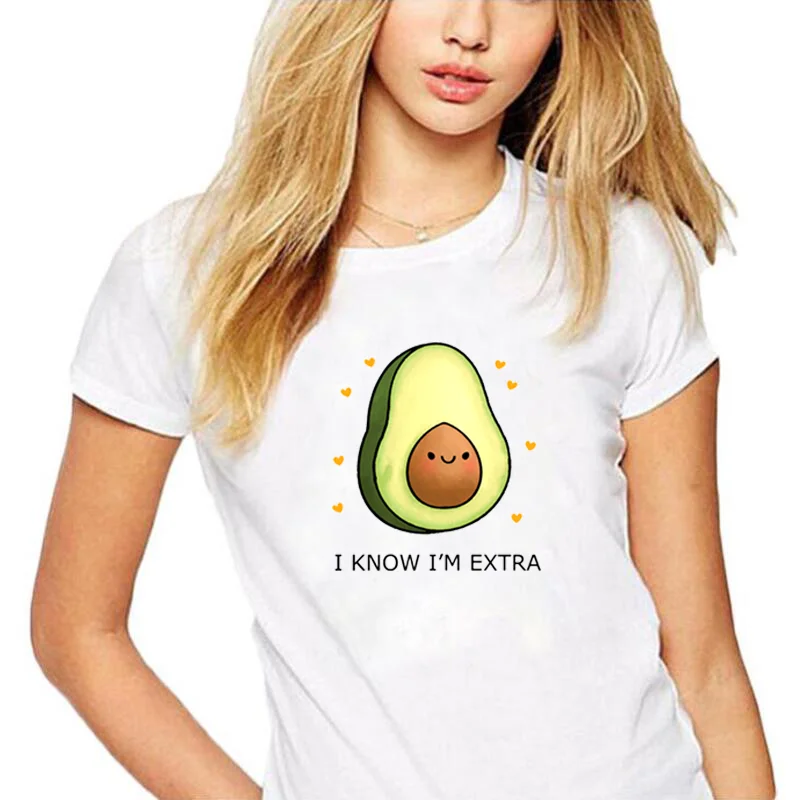 

Женская футболка с коротким рукавом, круглым вырезом и принтом