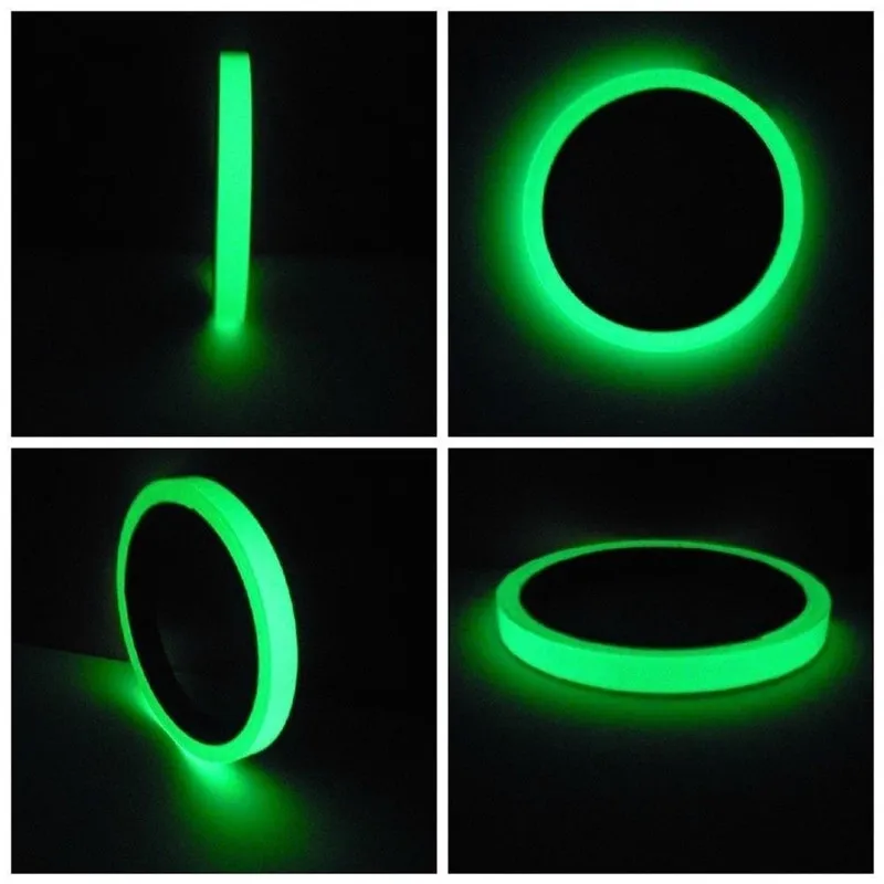 

3m Luminous Tape Self-adhesive Fluorescent Night Glow In Dark Sticker Tape Safety Home Stage Decoration Warning Tape Stairs Line