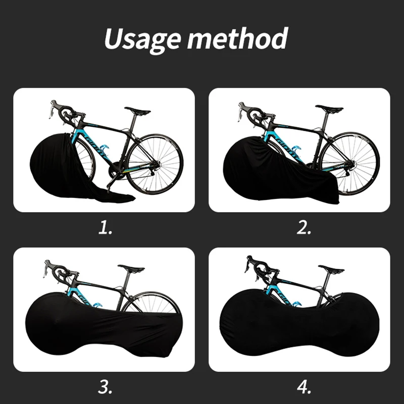 

Bike Protector Cover MTB Bicycle Protective Gear Anti-dust Wheels Frame Cover Scratch-proof Storage Bag Bike Accessories XA92Q