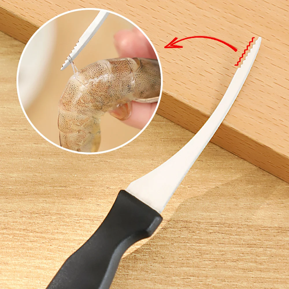 

Stainless Steel Shrimp Line Cleaner Go Shrimp Wire Knife Cleaning Shrimp Intestines Cutting Knife Open Shrimp Back Kitchen Tool