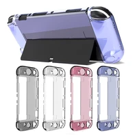 transparent protective case for nintendo switch oled controller games accessories hard protection cover for switch oled console