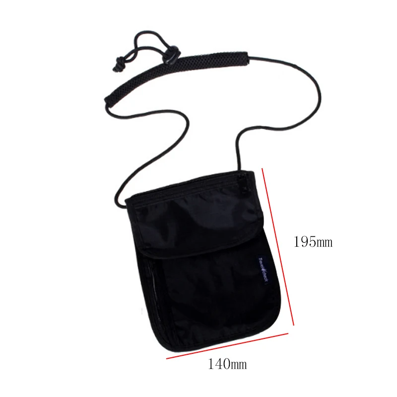 1pcs Neck Hanging Travel Cover Wallet ID Holder Storage Money Bag Multifunction Card Package | Дом и сад