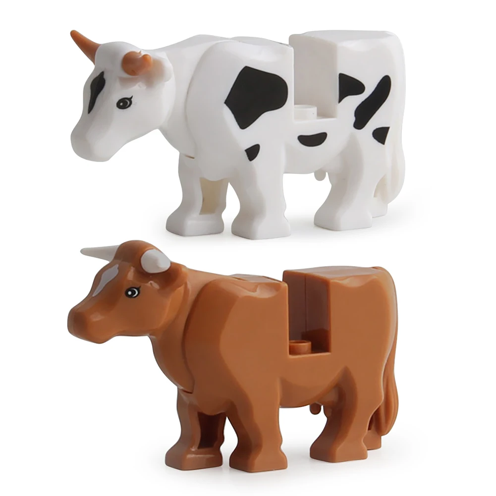

Cow Model Animal Particles Building Blocks Micro Bricks Child Toys for Gifts Children Early Educational Toys