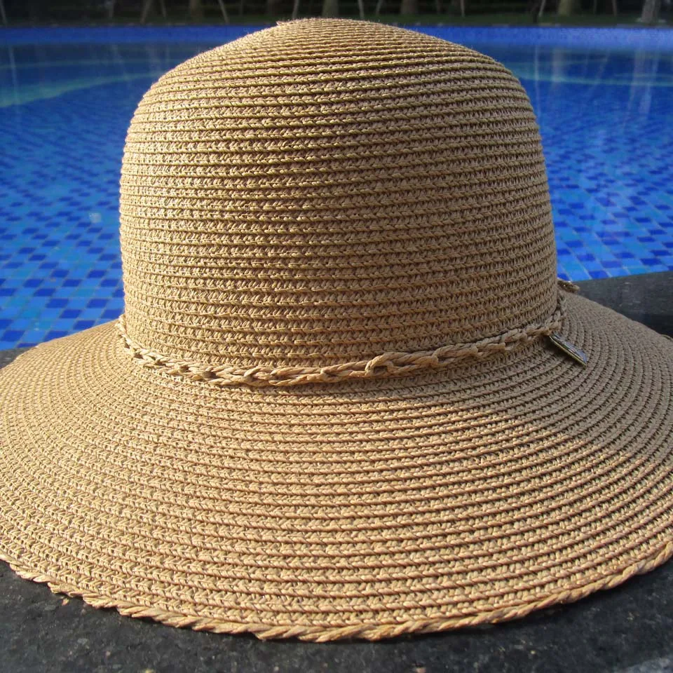 Женская летняя шляпа с широкими большими полями гибкие соломенные шляпы