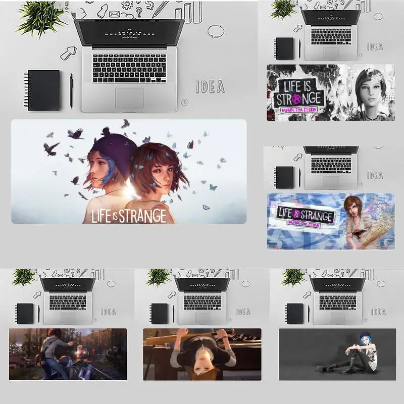 

Необычный уникальный настольный коврик Life is, Настольный коврик для мыши, настольные игры, для офиса, работы, для геймеров, большой коврик для...