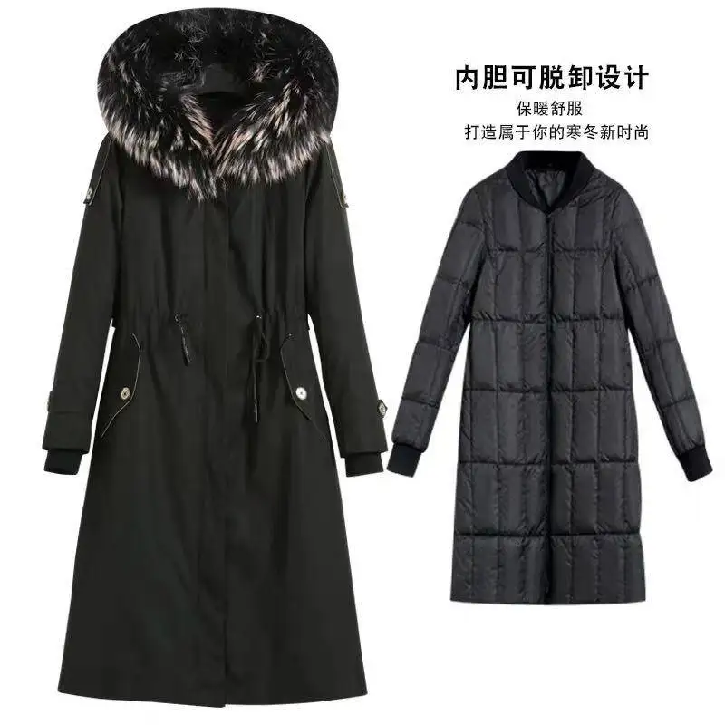 Зимнее утепленное пальто женская уличная куртка с капюшоном для походов и