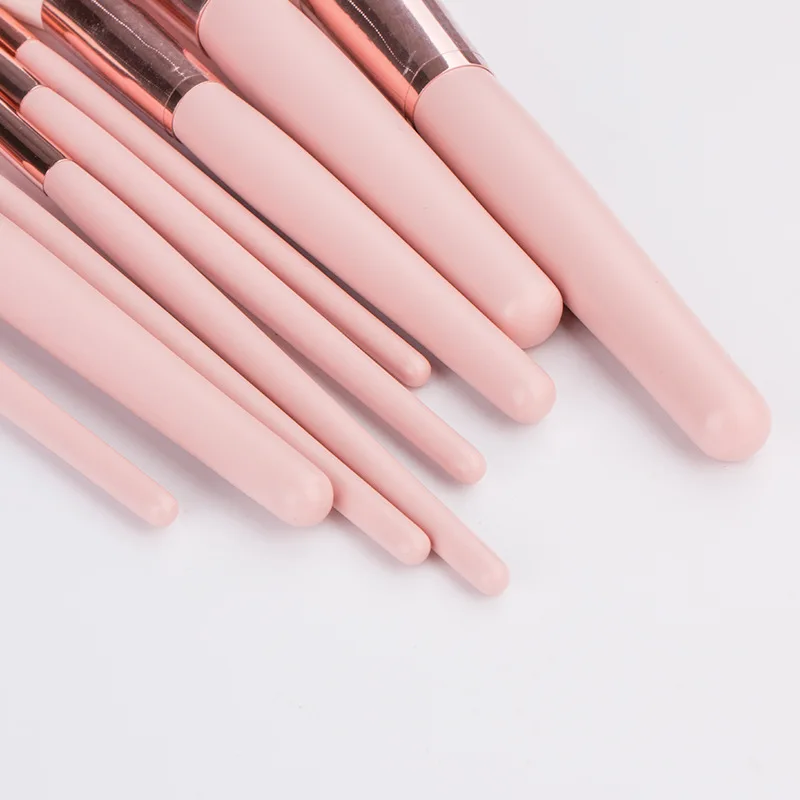 2020 Горячая продажа 9 шт Профессиональные Розовые и серебристые золотые кисти для