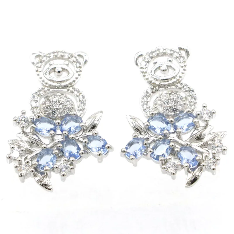 25x18 мм Роскошная обезьяна на дереве с турмалином и фианитом из фиолетового