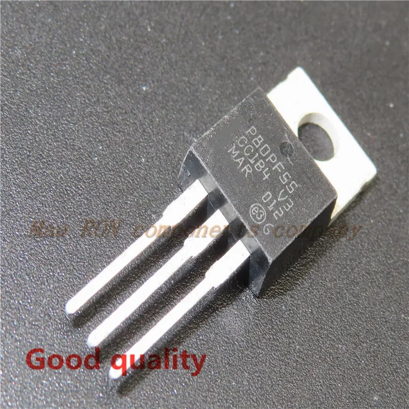 

10 шт./лот STP80PF55 P80PF55 TO-220 80A/55V P-канальная MOS-трубка