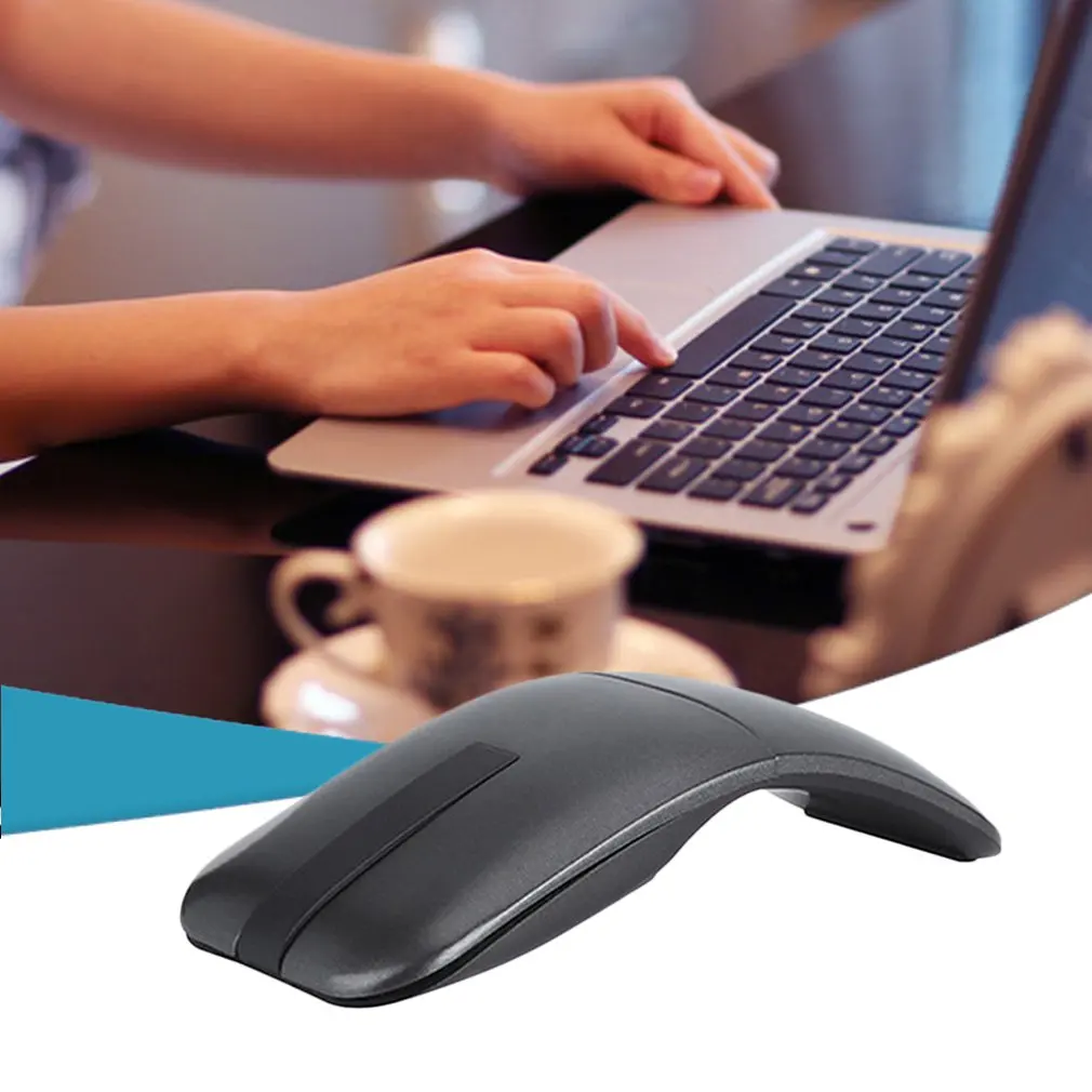 Беспроводная складная мышка портативная мышь Офисная беспроводная сенсорная