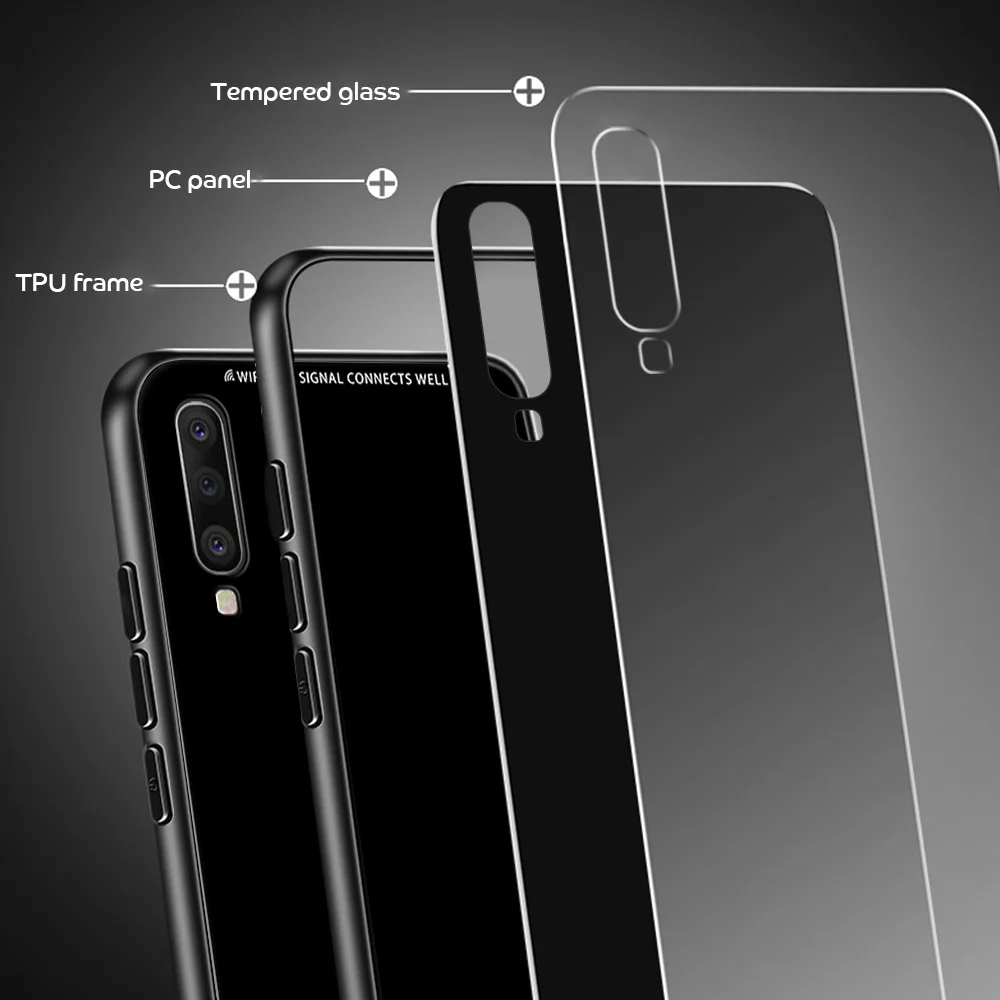 Для samsung Galaxy S9 Plus чехол S10 A40 A50 A60 A70 Lite S8 A7 A9 Coque Sansung M40 Capa простой глянцевый