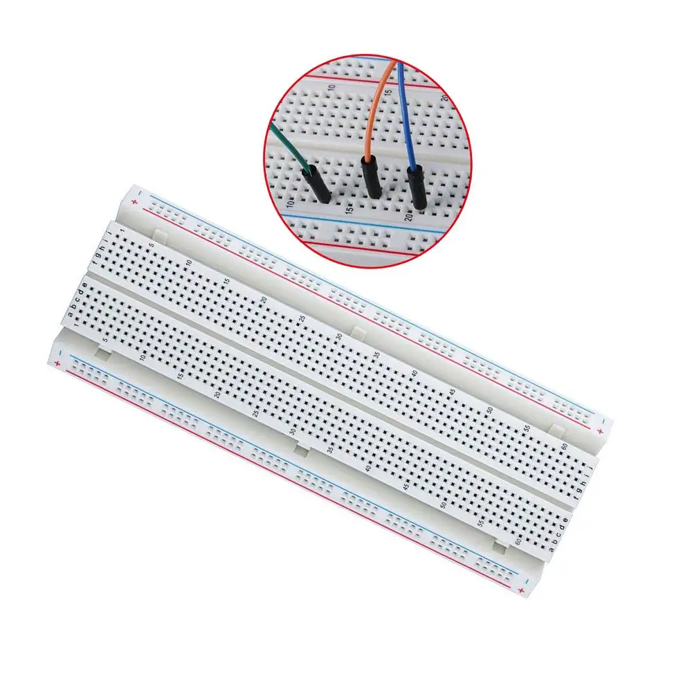 Макетный модуль питания для Arduino DIY Kit Raspberry Pi 830 Points Solderless Прототип хлебная плата