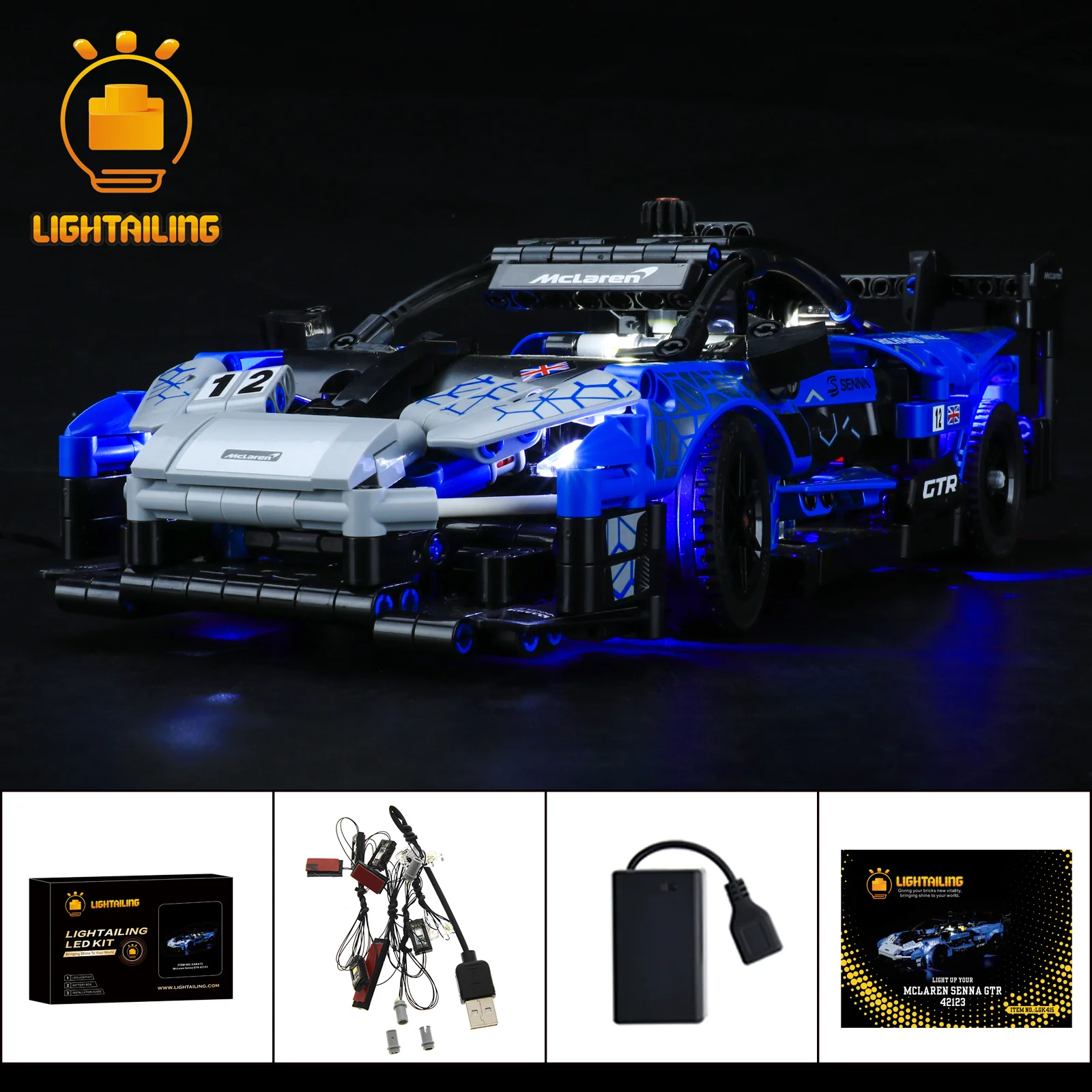 

LIGHTAILING LED Light Kit For 42123