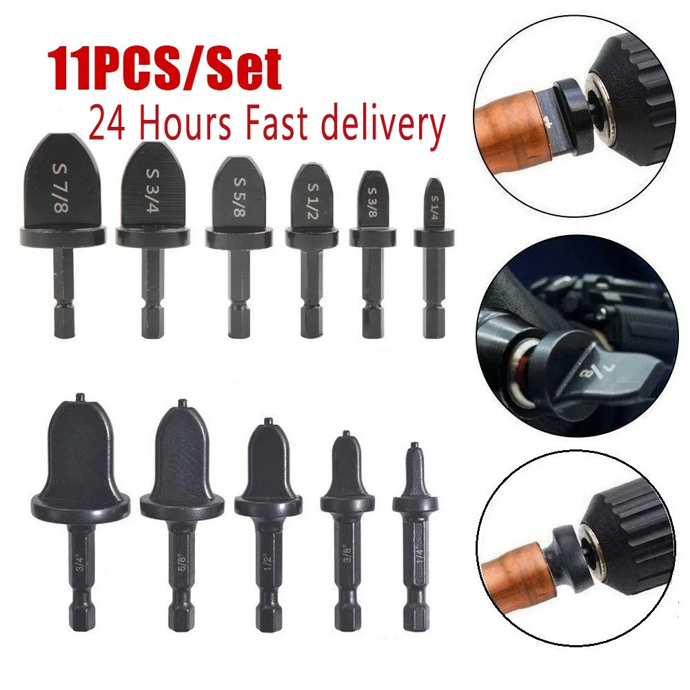11 шт. набор сверл для медных труб с шестигранной ручкой|Детали инструментов| |