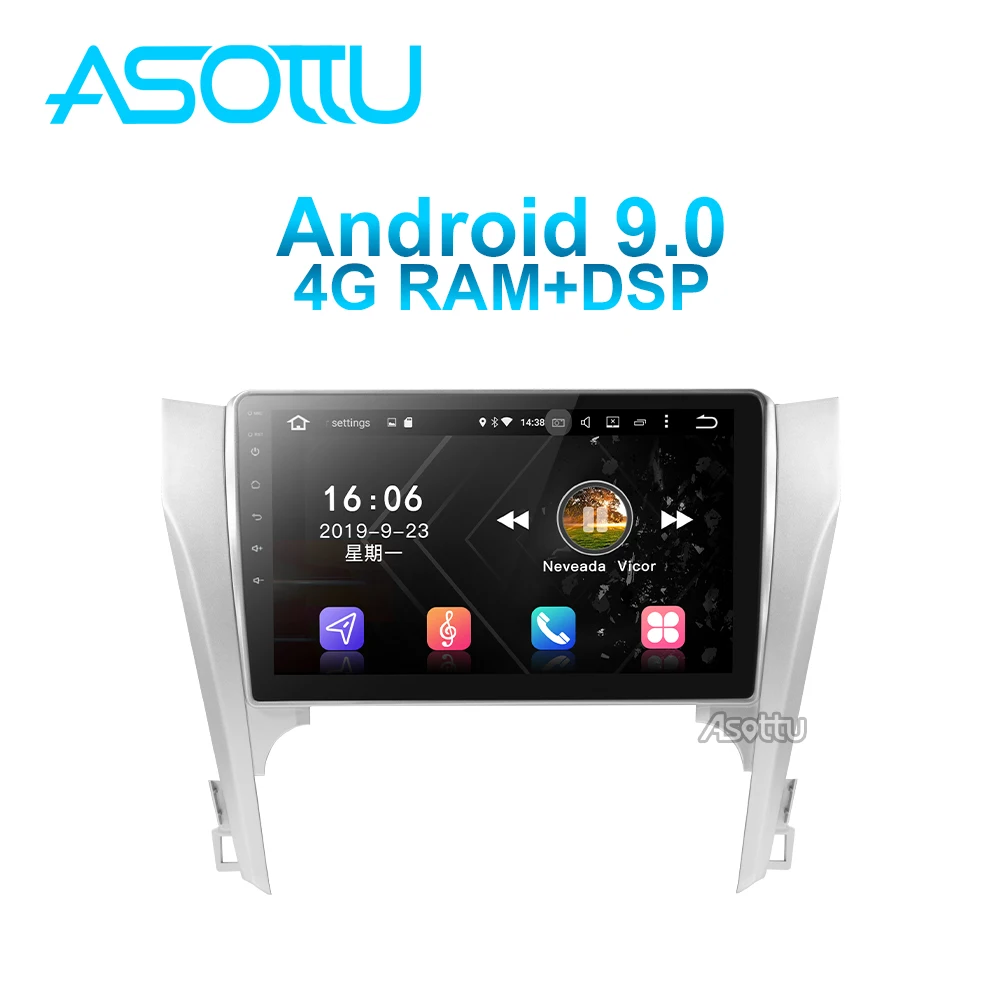 Asottu TO607 android 9 0 PX6 автомобильный dvd для Toyota Camry v50 2012 2014 2015 радио Автомобильный