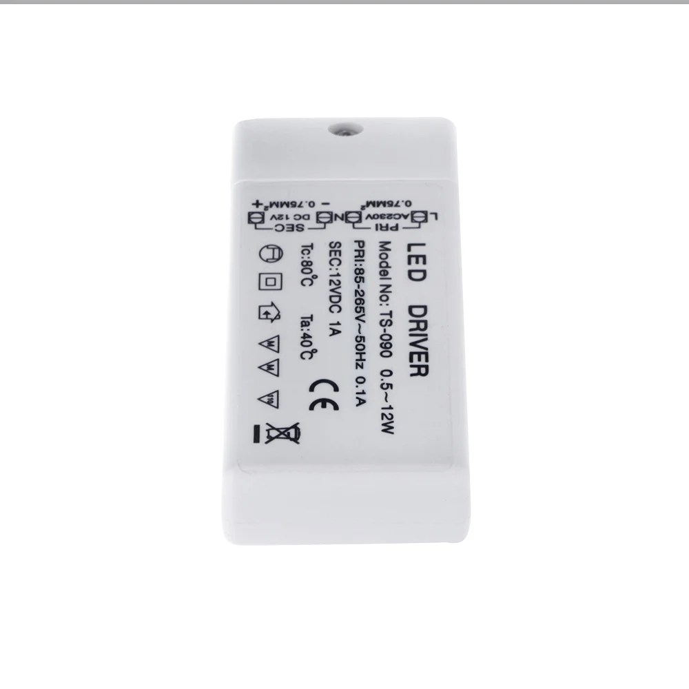 AC85 265V переменного тока в постоянный 12В SMD светодиодный драйвер Мощность