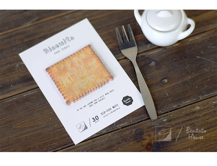 cute foods shape memo sticker pad toast Chinese bun biscuit noodles design interesting stationery stickers