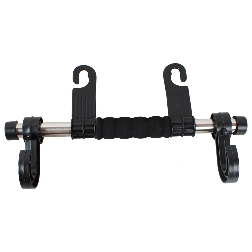 

Black Car Holder Automobile Headrest Double Hook Luggage Bags Hanger Organizer Auto Interior Accessories Holder Hanger
