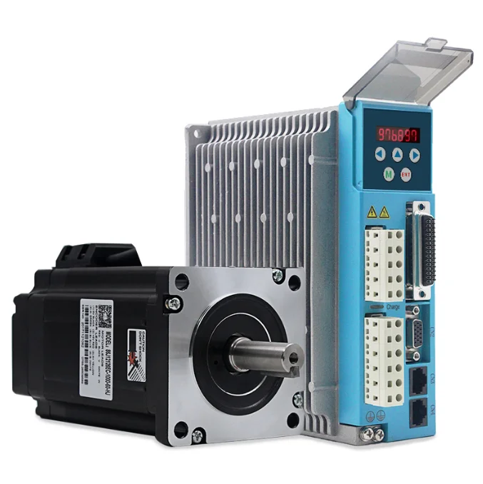 Трехфазный комплект Драйвер шагового двигателя NEMA34 8N.m 1133ozf. 86J12156EC 1000 + 3HSS2208H с