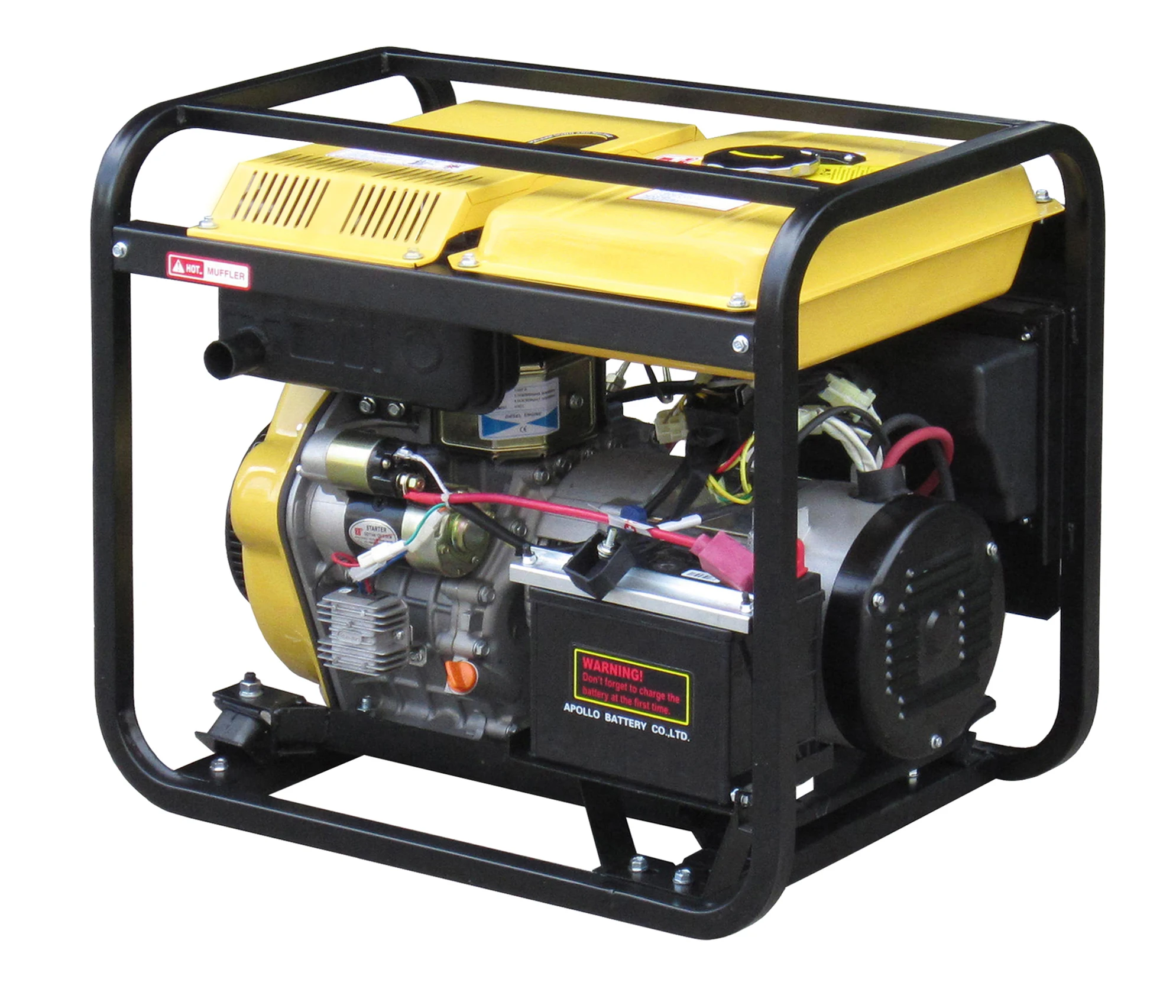 

Air cooled diesel welding 3.2mm generator 1.8kw series