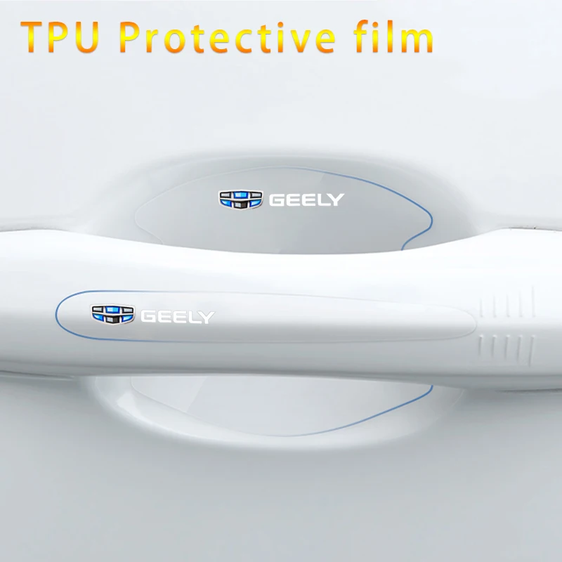 

8Pcs TPU Car door handle protector film Car Door Handle Scratches Automobile Protector Films car Handle accessories