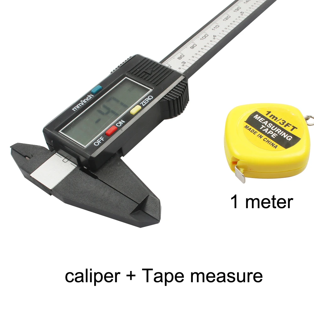 Новое Прибытие 150 мм 6 дюймов ЖК Цифровой Электронный Углеродного Волокна