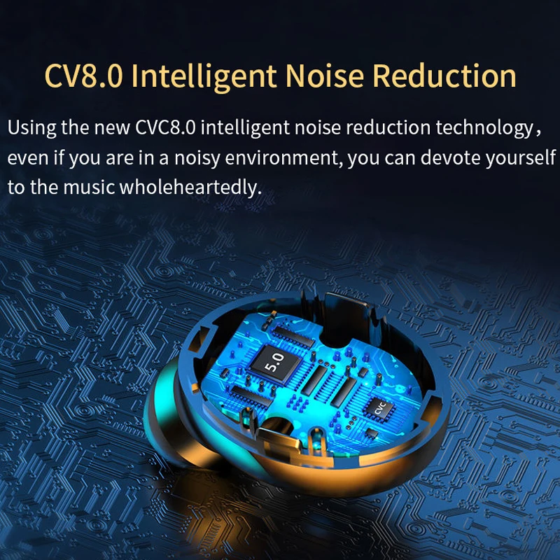 TWS Bluetooth 5 0 наушники 2200 мАч зарядная коробка беспроводные 9D стерео спортивные