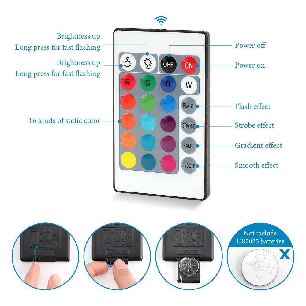 12 В Светодиодная лента RGB 5050 для светодиодное украшение с bluetooth-контроллером и 24Key
