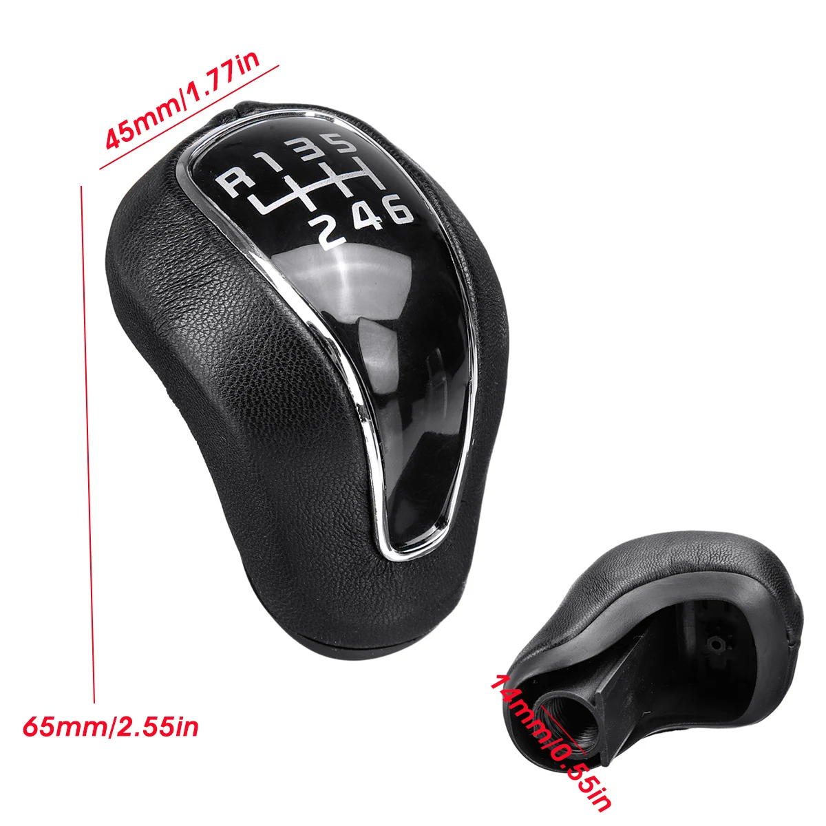 6 Speed PU Leather Car MT Gear Shift Knob Lever Stick Shifter Knob For Kia K2 K3 K4 Sportage for Hyundai IX25 Creta