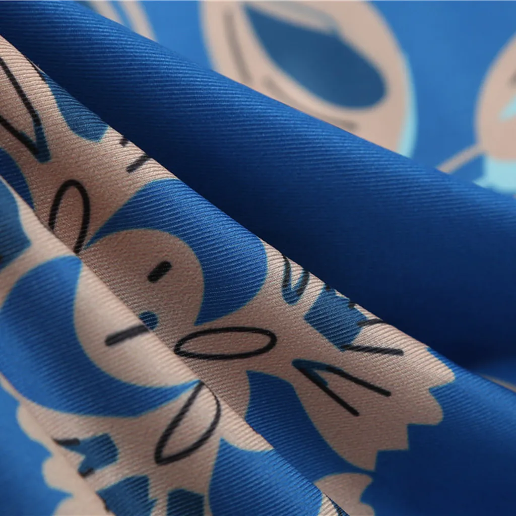 JAYCOSIN женское винтажное платье с коротким рукавом вечерние платья принтом