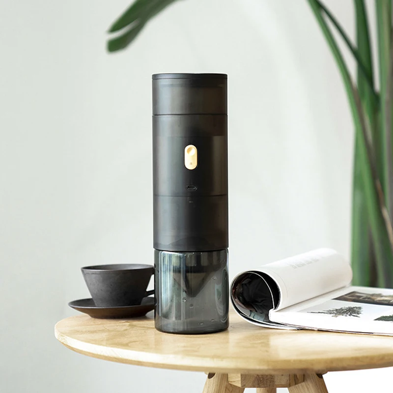 TIMEMORE 123GO Electric Coffee Grinder E&B Burr TYPE-C Rechargeable Grinder Double Bearing Positioning Portable Coffee Mill