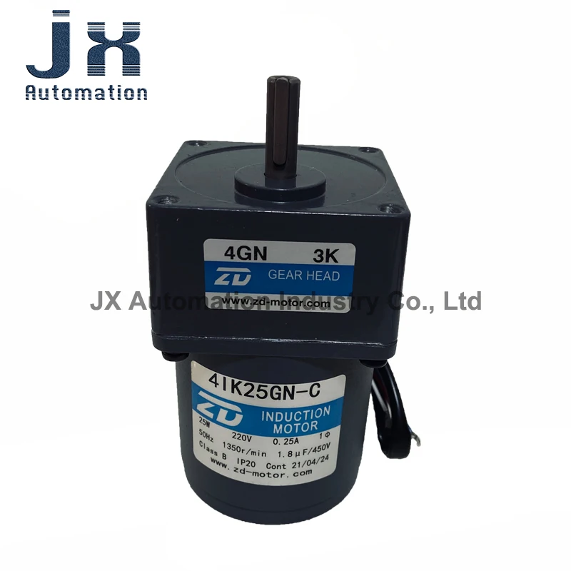Индукционный двигатель переменного тока ZD 25 Вт 220 В 4IK25GN-C-4GN30K
