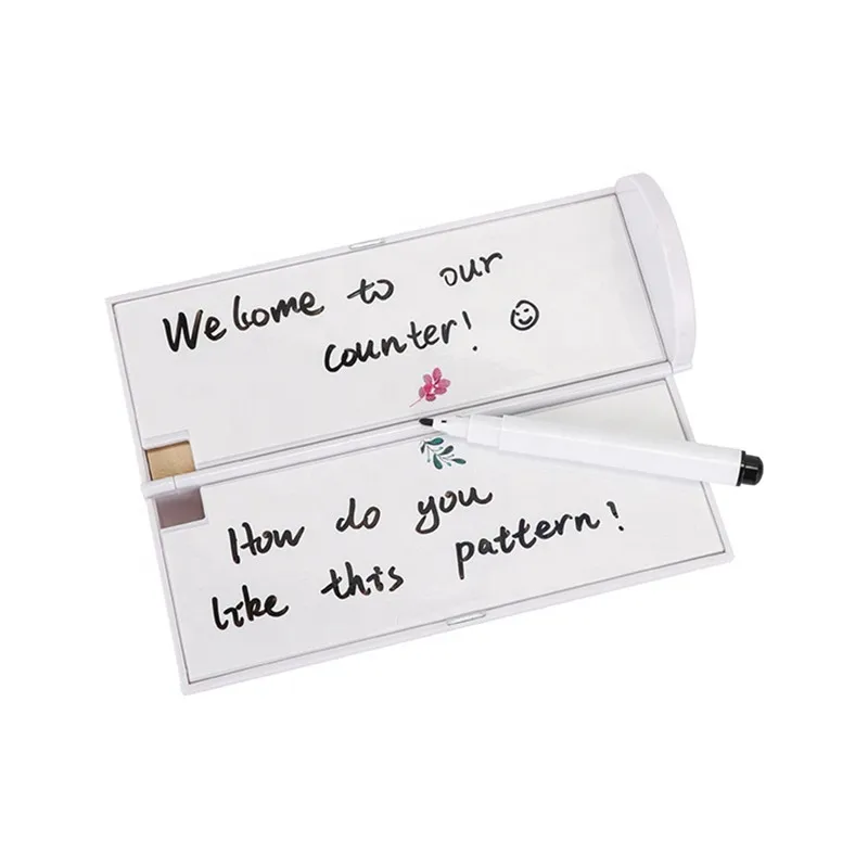 Пенал с зеркалом и калькулятором школьный органайзер для хранения