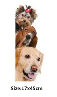 

3D виниловая наклейка мамалOok кошка и собака