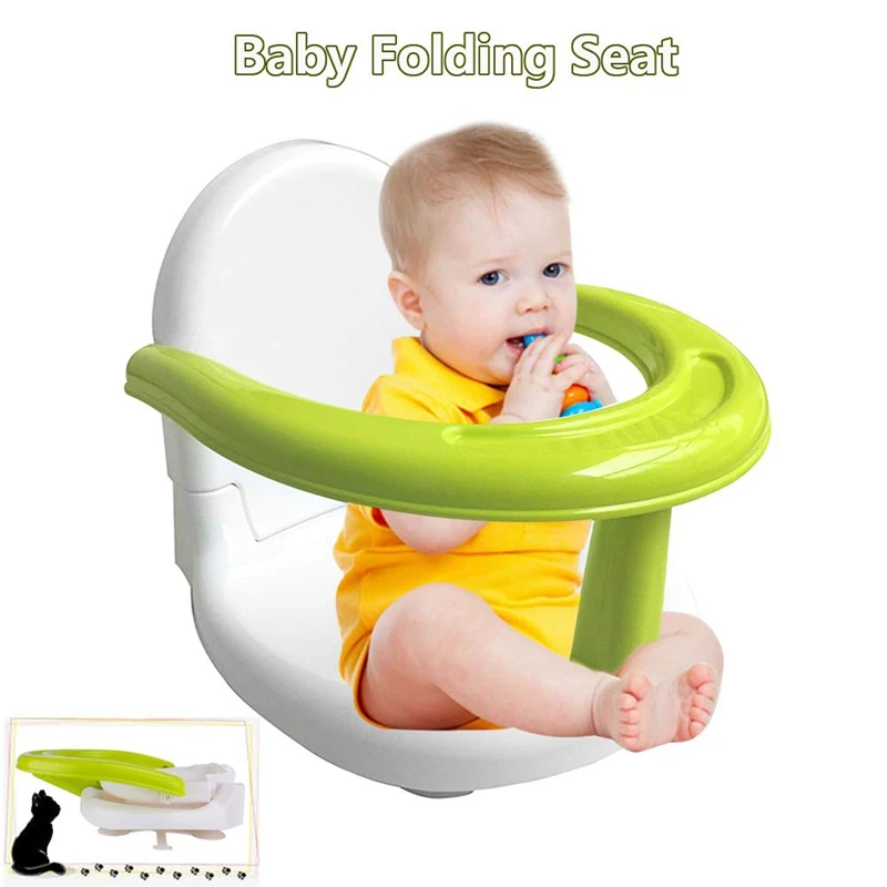 

Foldable Baby Shower Seat Multi-Function Baby Care Bathroom Seat Baby Shower Anti-Skid Safety Folding Seat Baby Shower Safety Se