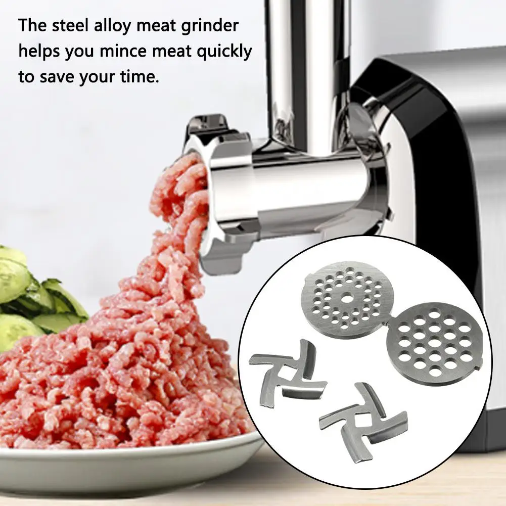 4-piece Set Meat Grinder Household Steel Alloy Chopper Grinding Spare Part Accessories for Quick Mince | Дом и сад