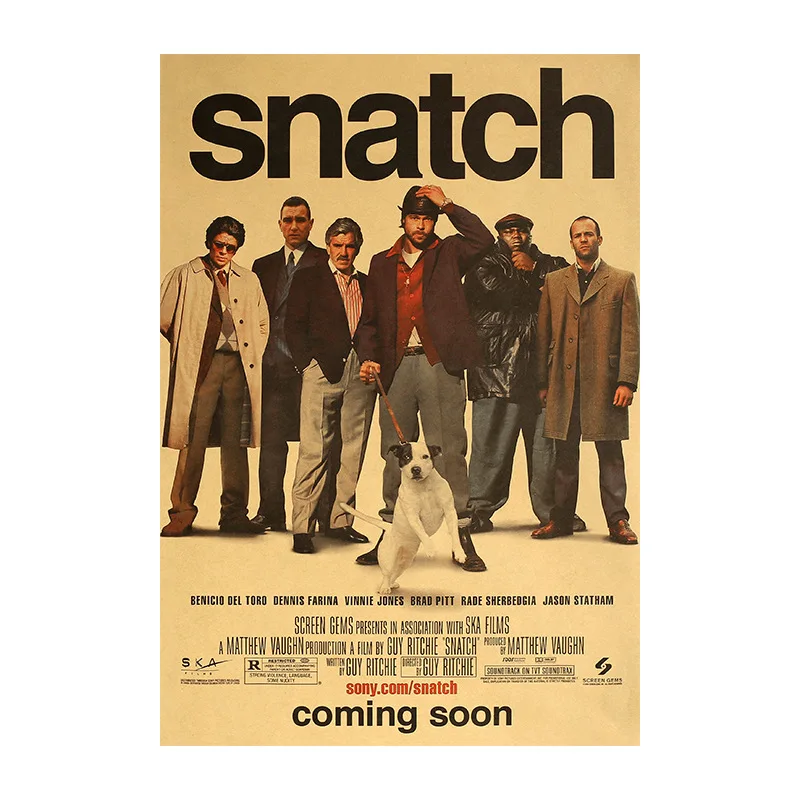 Классические фильмы стикер на стену из крафт-бумаги картина 50 5x35 см - купить по