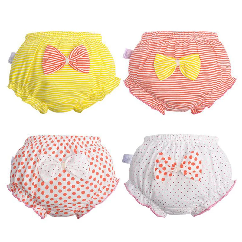 1Pc New bow Baby Cotton Underwear Panties Girls Cute Underpants Shorts Summer 0-7 years old girl children | Детская одежда и обувь