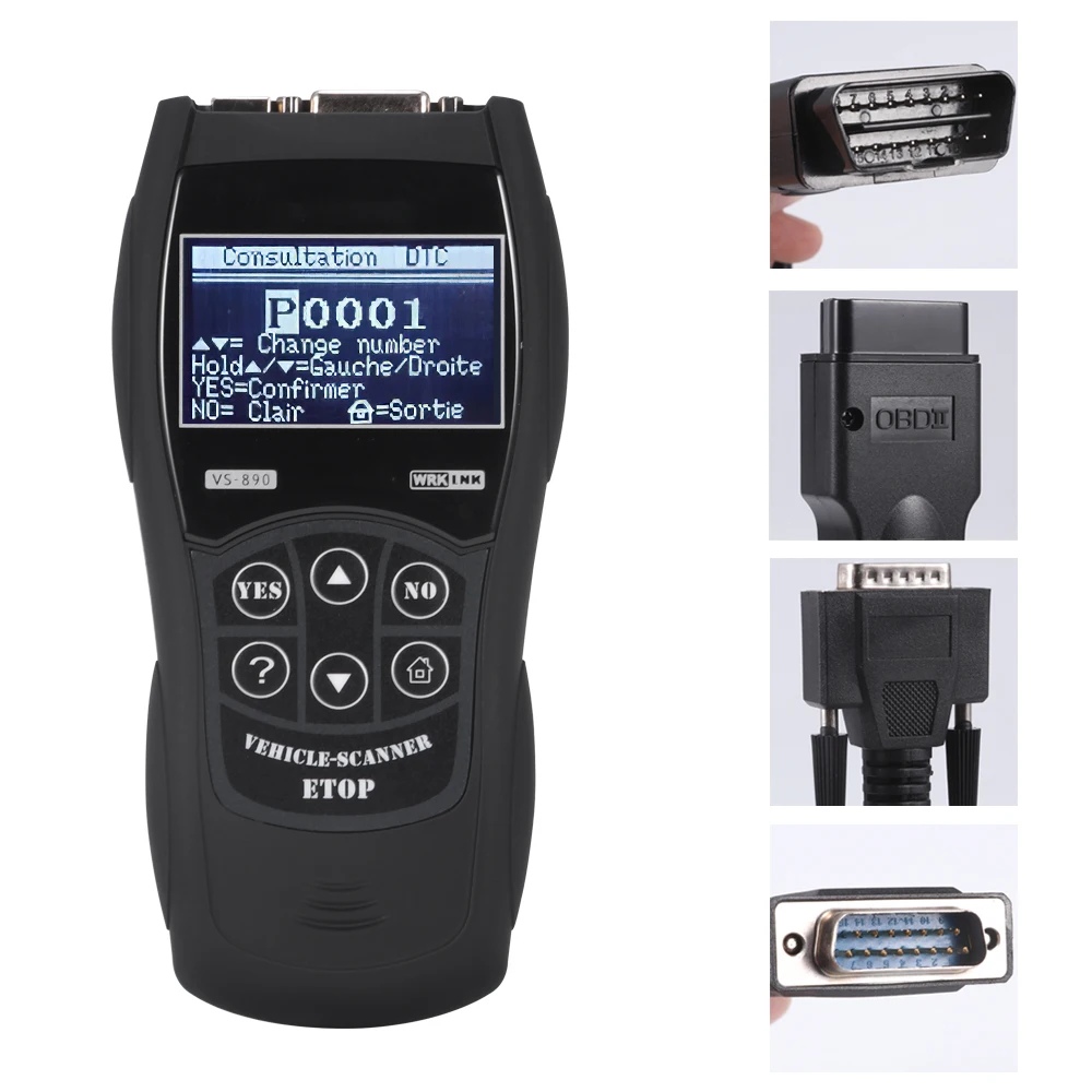 

Onever 2021 New Universal Car Code Reader Multiple Languages Supported Car Scanner Auto Diagnostic Tool OBD2 Scanner
