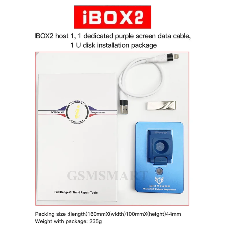 Новинка версия ibox2 BGA110 программатор iBox для iPhone SE-11 Pro Max ipad NAND SYSCFG модификация