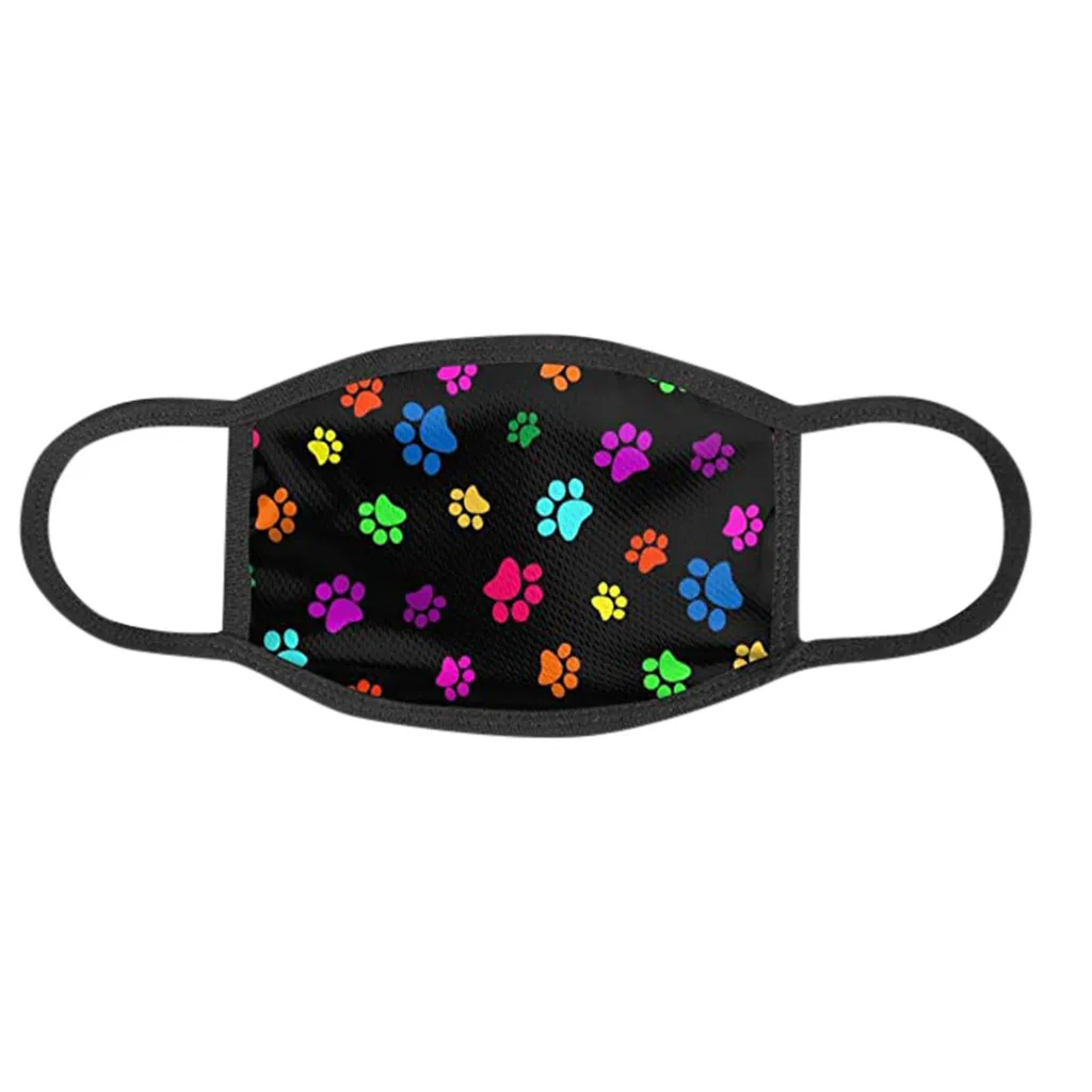 

Cute Pure Cotton Mouth Mask Cartoon Anime Printing Washable Breathable Cartoon Mouth Cover Mask Reusable Face Mouth Mask#40