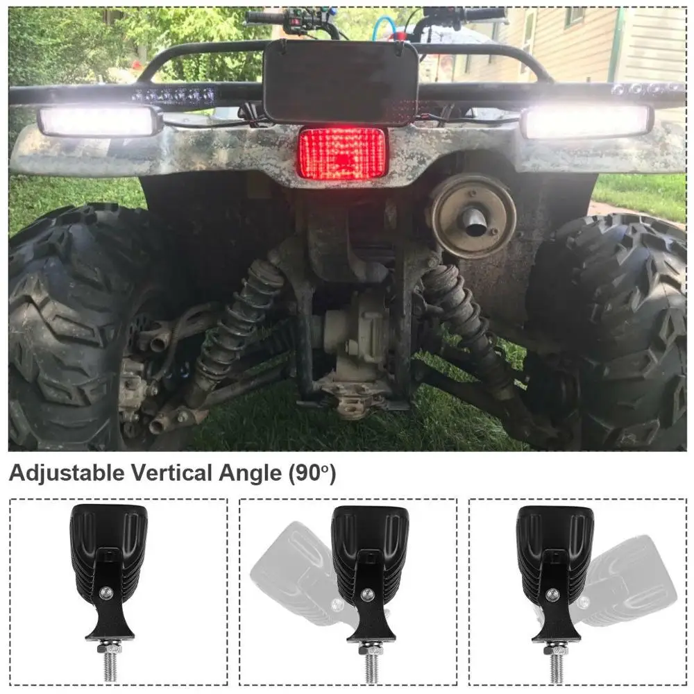 1 шт. 2 18 Вт светодиодный рабочий светильник DRL для точечных работ 9 32 В 4WD 12 s