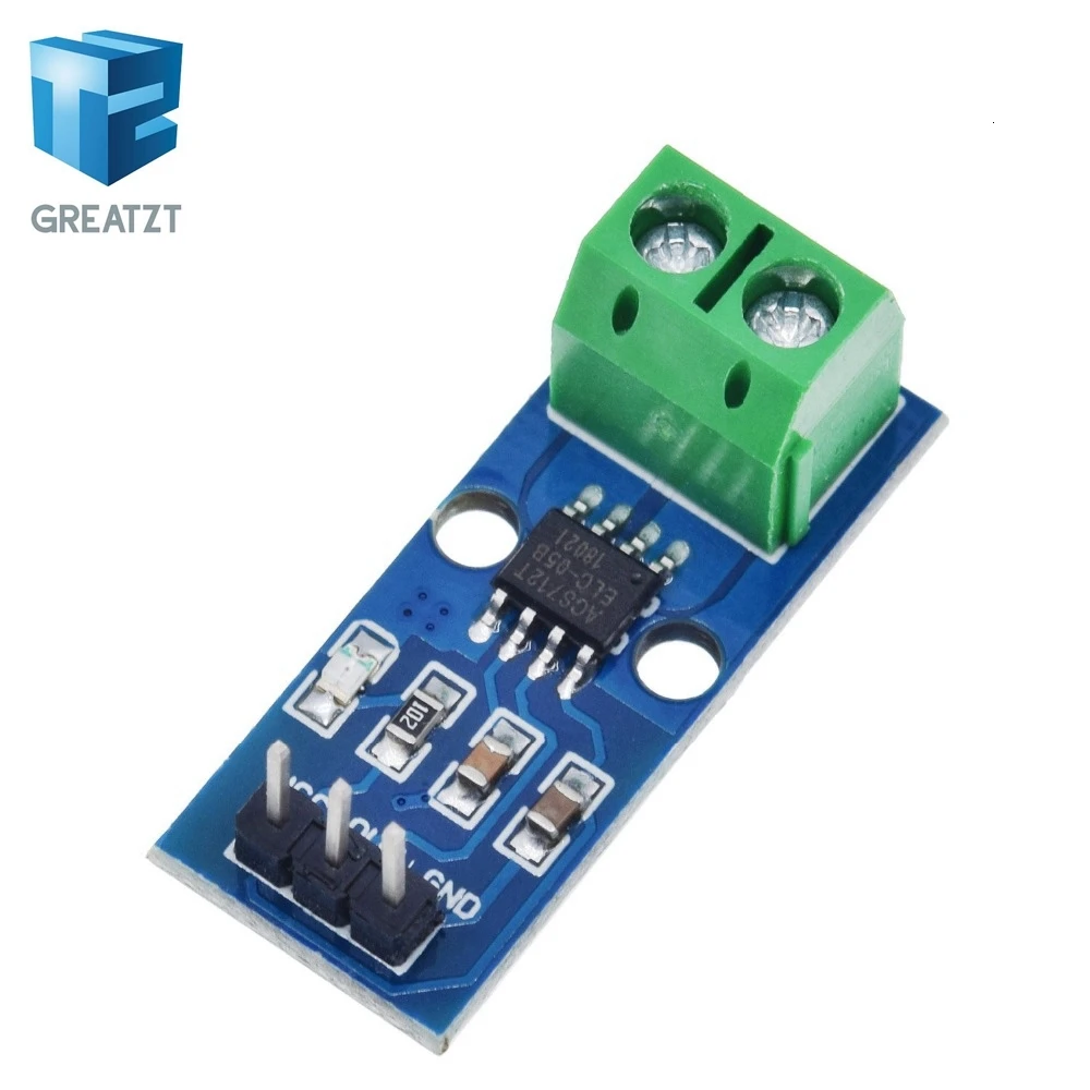 GREATZT Лидер продаж ACS712 5A 20A 30A диапазон зал Текущий сенсор модуль ACS712 модуль для Arduino 5A 20A 30A
