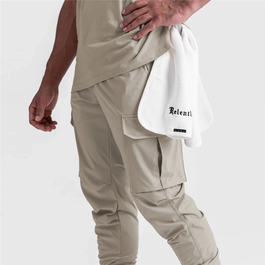 Jogger new fitness men's sports pants streetwear outdoor casual pants cotton men's trousers fashion brand men's clothing